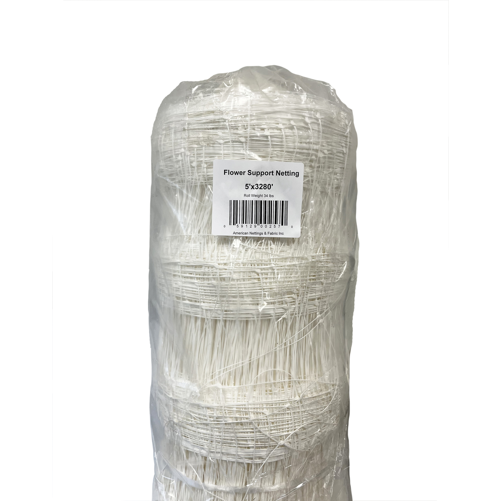 American Nettings & Fabric, Inc., Trellis Netting White 5ft.x3280ft., Model# TN5